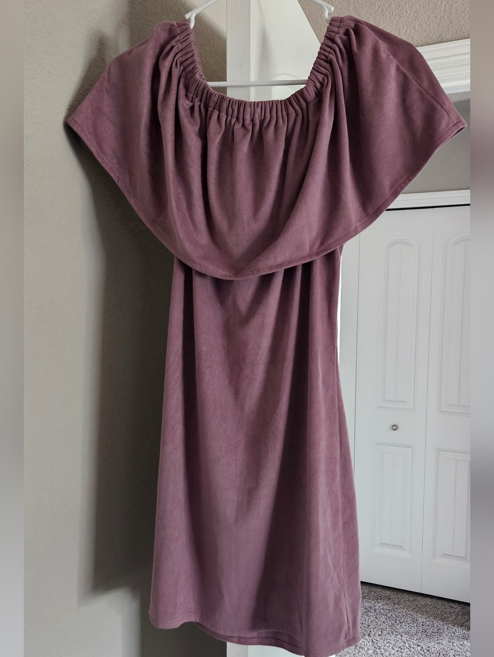 Astars One-Shoulder Dress in Dusty Mauve